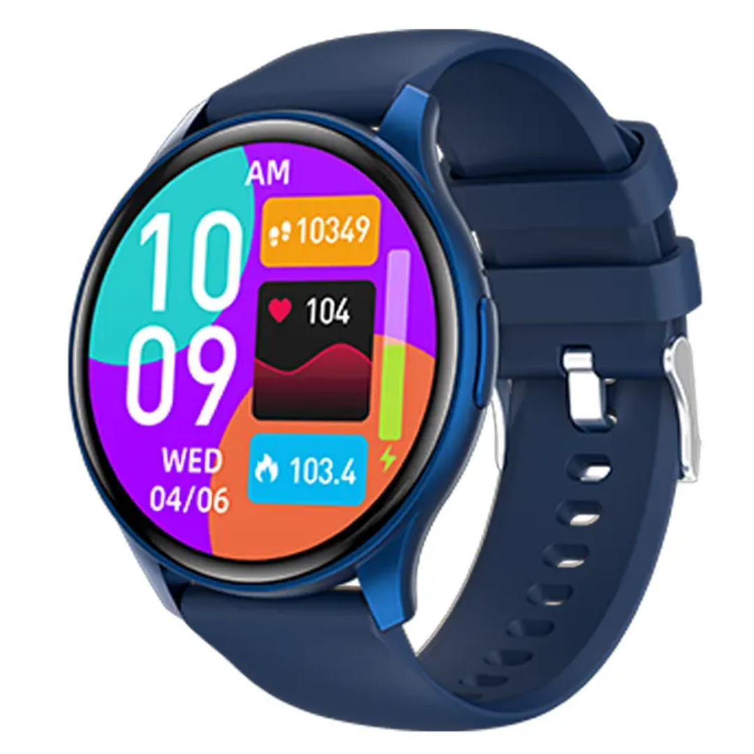 Amoled CR014 Smart Watch Blood Pressure Monitor Lady Relojes Inteligentes Round Smartwatch