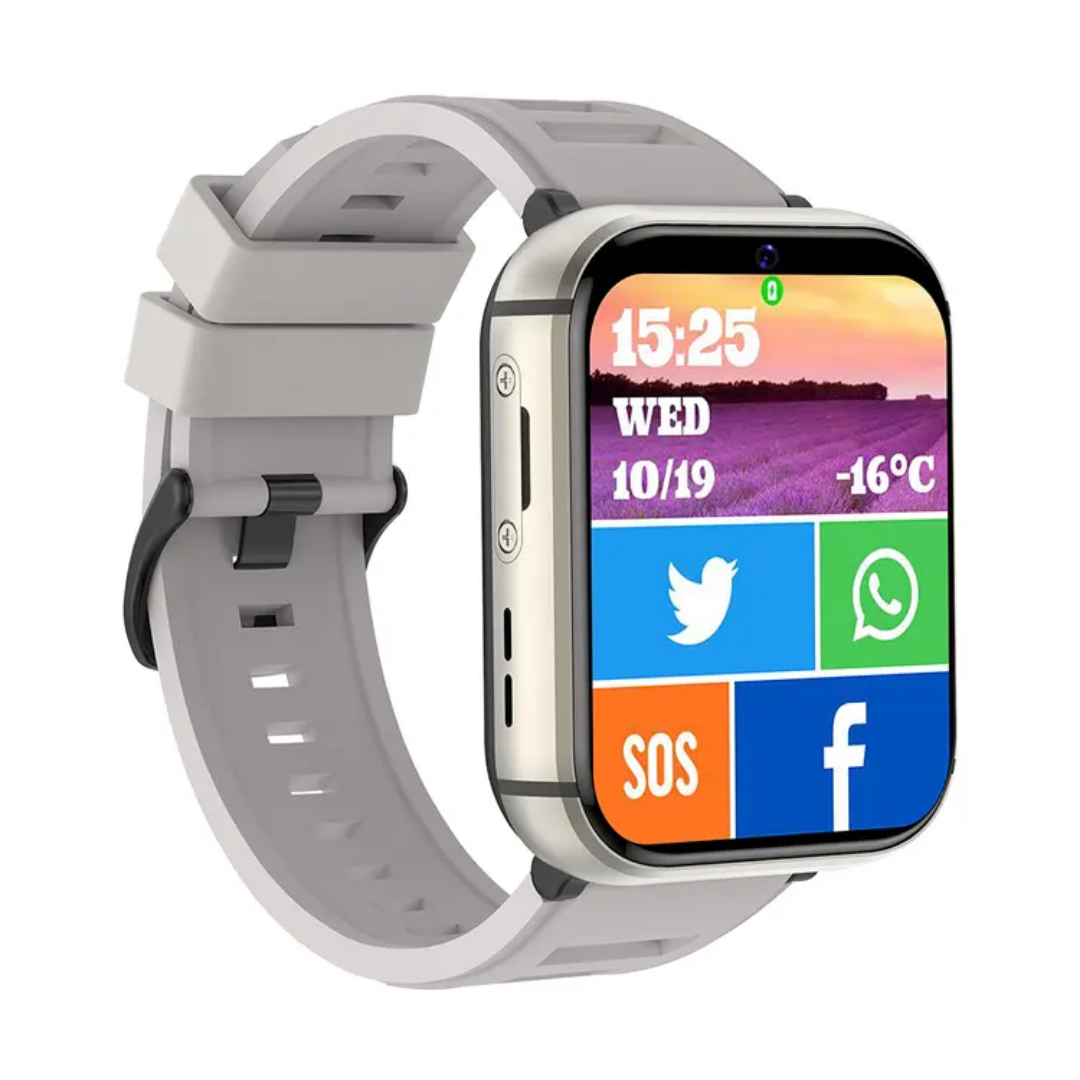 2026 Android Smart Watch 4g With 2.08 Inch Square Large Screen Sim Card Slot 4gb Ram 64gb Rom Wifi Gps 4g Smart Watch Q668