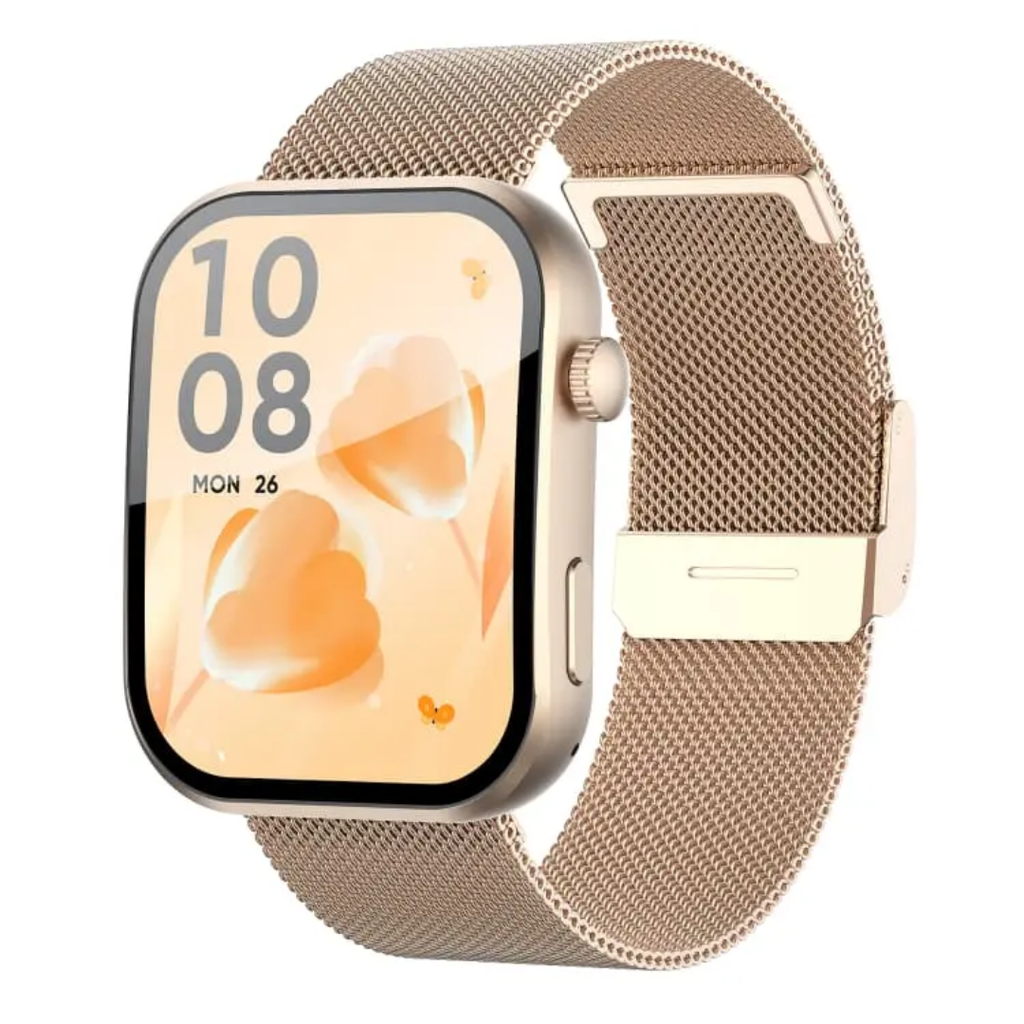 CR214 অ্যালুমিনিয়াম অ্যালয় অতি-পাতলা স্মার্ট ওয়াচ 1.96 কার্ভড অ্যামোলেড স্ক্রিন স্লিপ মনিটর 3d UI AT3085S চিপ মহিলাদের স্মার্টওয়াচ