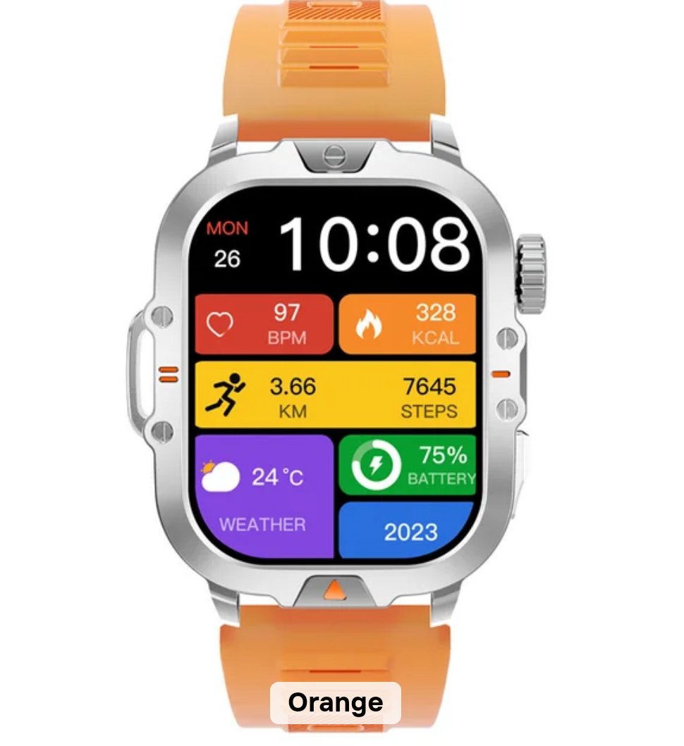 ৪১০mah টর্চলাইট স্মার্টওয়াচ Ip68 ওয়াটারপ্রুফ CR032 স্মার্ট ওয়াচ এক্সারসাইজ মোড বিটি কলিং হেলথ মনিটরিং