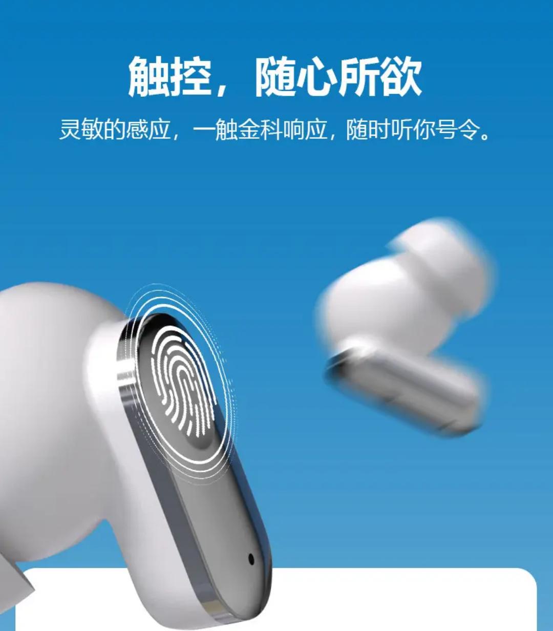 S60 ট্রু ওয়্যারলেস ইয়ারবাডস,ক্লিয়ার কলিং,শক্তিশালী ব্যাটারি,টাইপ-C ফাস্ট চার্জ,গেমিং মোড।