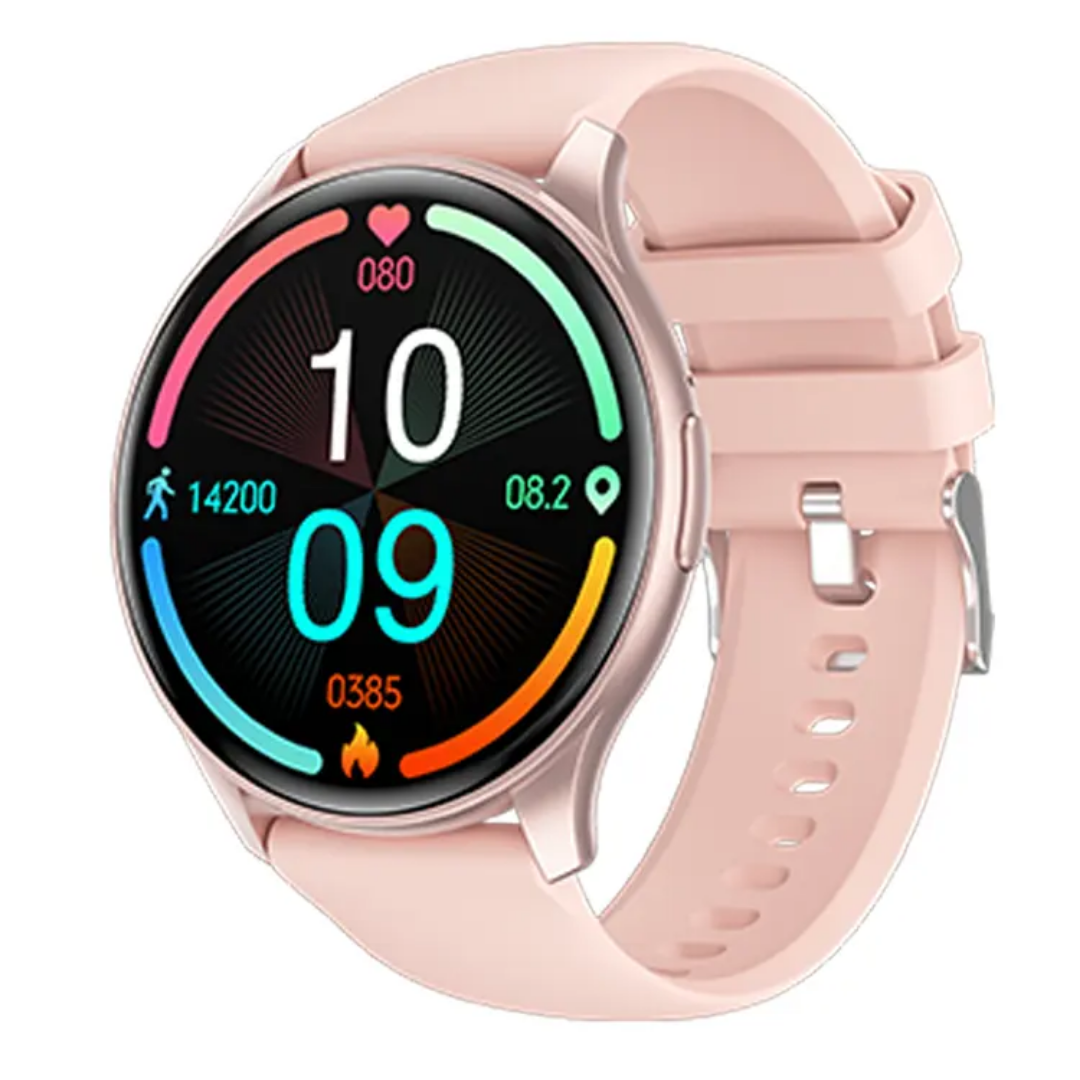 Amoled CR014 Smart Watch Blood Pressure Monitor Lady Relojes Inteligentes Round Smartwatch