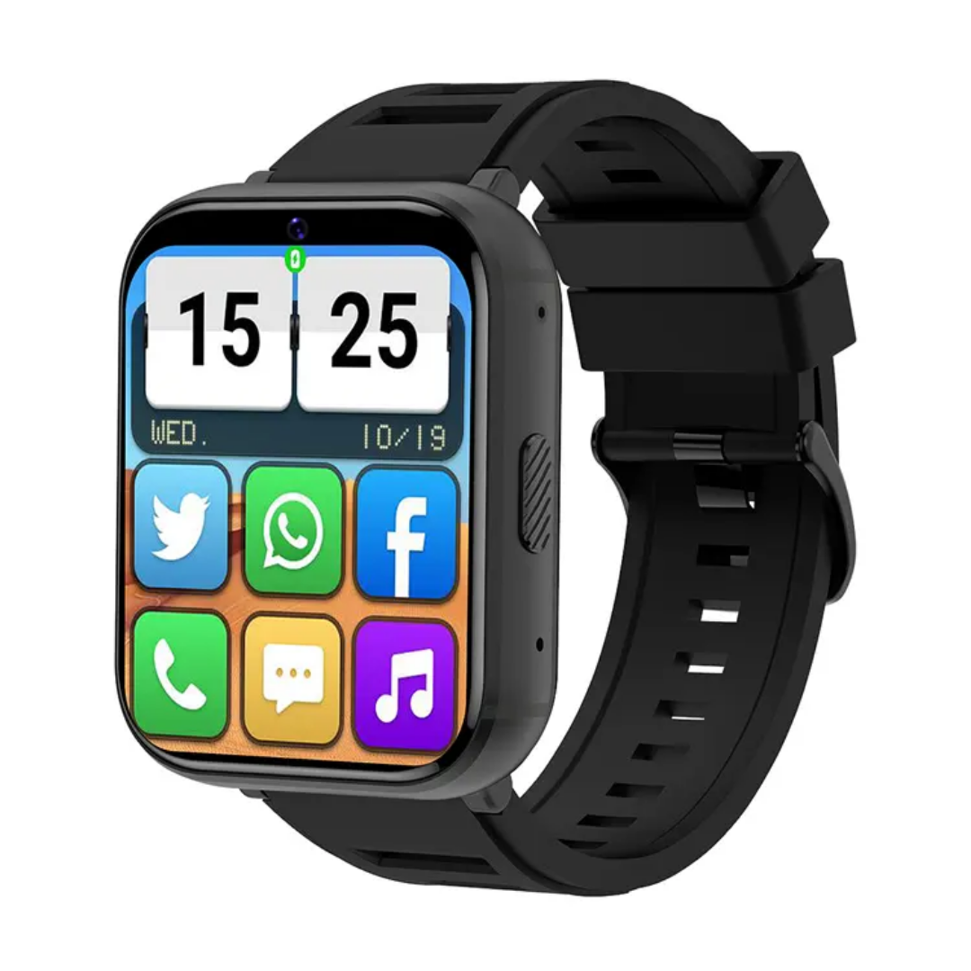 2026 Android Smart Watch 4g With 2.08 Inch Square Large Screen Sim Card Slot 4gb Ram 64gb Rom Wifi Gps 4g Smart Watch Q668