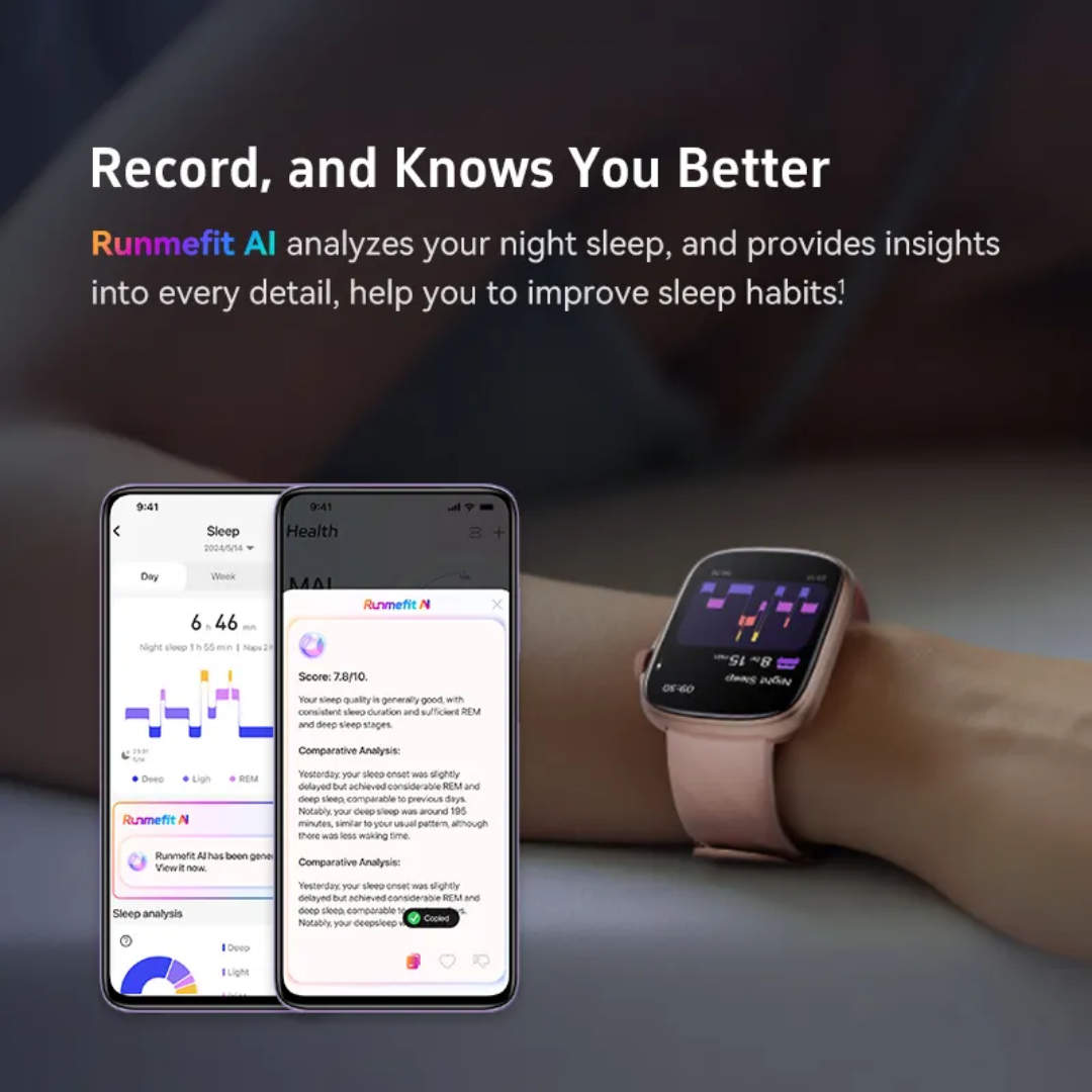 2026 GTS10 Al Smart Watch AMOLED Screen

24-Hour Sleep Heart Rate/Blood Oxygen Monitoring Exercise Sleep Analysis Square Shape