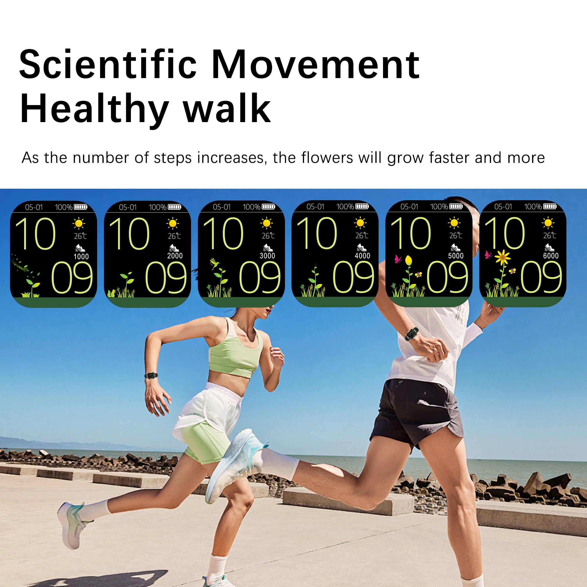 ৪১০mah টর্চলাইট স্মার্টওয়াচ Ip68 ওয়াটারপ্রুফ CR032 স্মার্ট ওয়াচ এক্সারসাইজ মোড বিটি কলিং হেলথ মনিটরিং