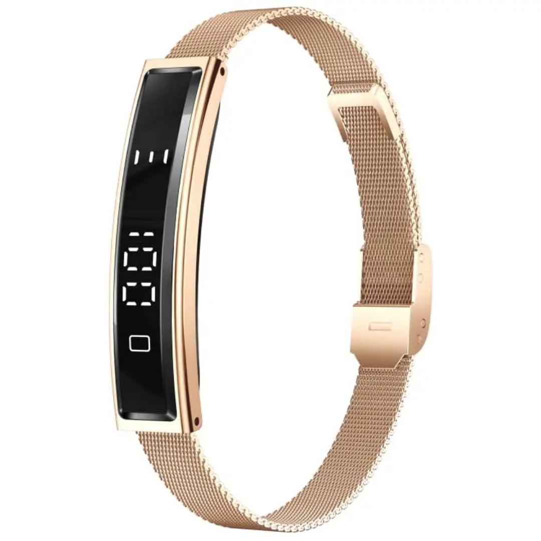 CRB01 Fashion Women Health Smart Band 5atm Waterproof Bracelet Sleep Monitoring Smart Bracelet Sports Smart Watch For Ladies