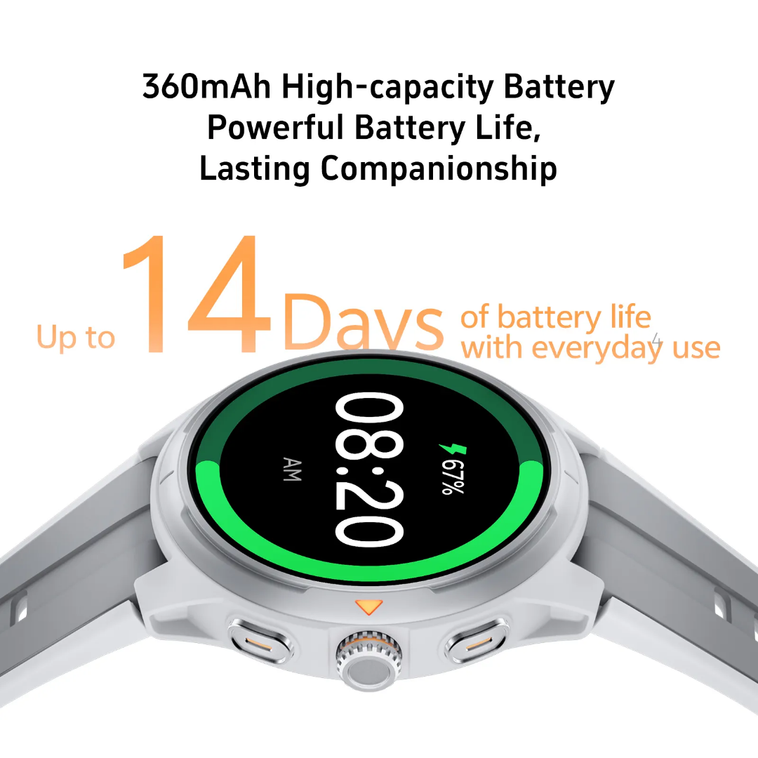 2025 GTR6 Al Smart Watch AMOLED Screen Magnetic IP68 Waterproof 24-Hour Sleep Heart Rate/Blood Oxygen Monitoring Exercise Sleep