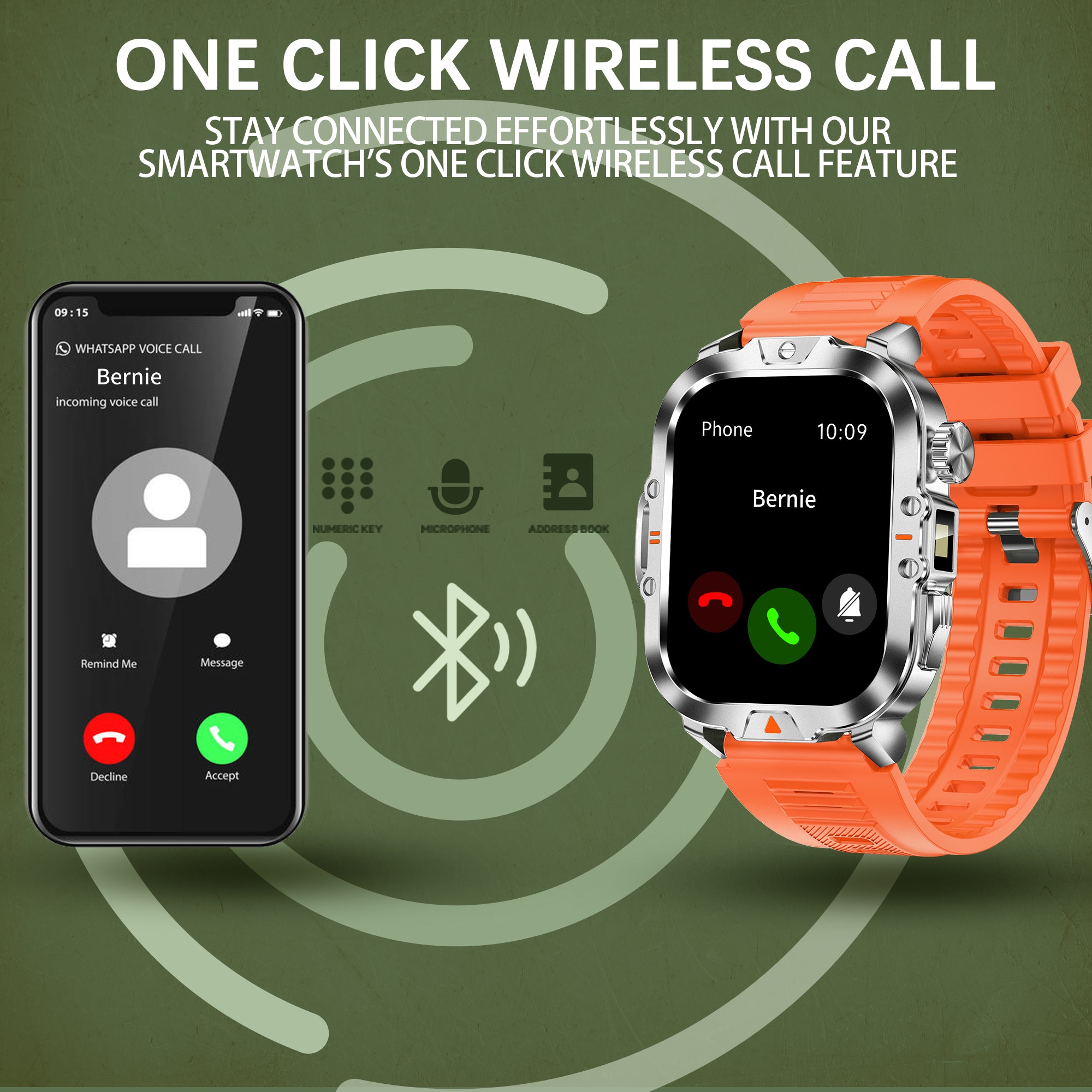 ৪১০mah টর্চলাইট স্মার্টওয়াচ Ip68 ওয়াটারপ্রুফ CR032 স্মার্ট ওয়াচ এক্সারসাইজ মোড বিটি কলিং হেলথ মনিটরিং